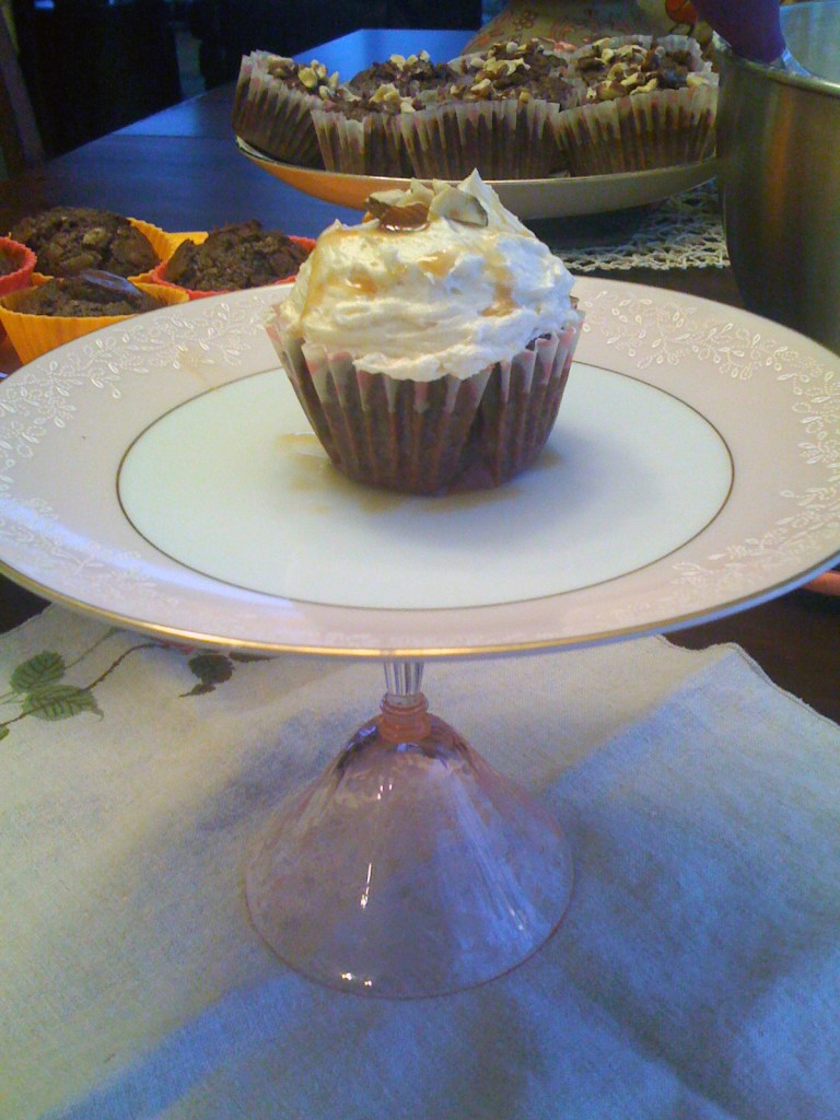 Nutella Brownie Caramel Frosting Craziness