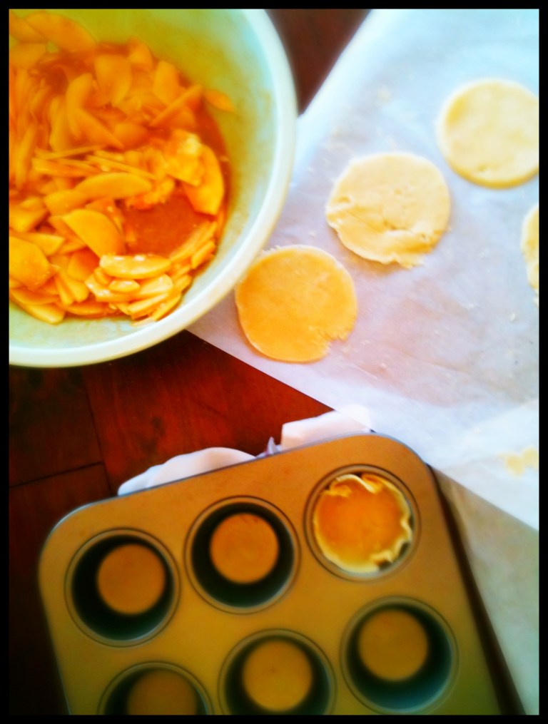 Line the Pan with Pie Crust