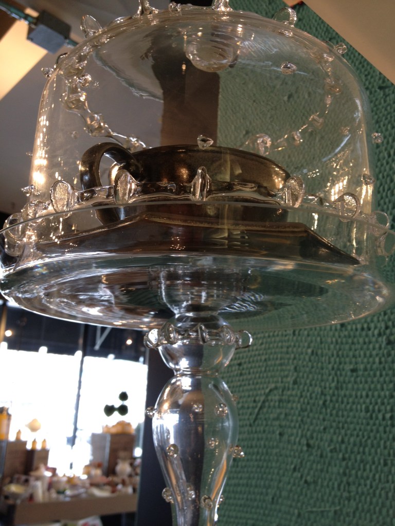 Juliska Hand Blown Cake